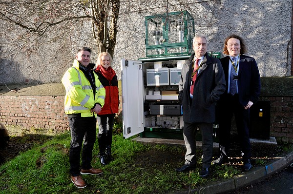 Paul Norman (ET) with Herefordshire Council representatives.